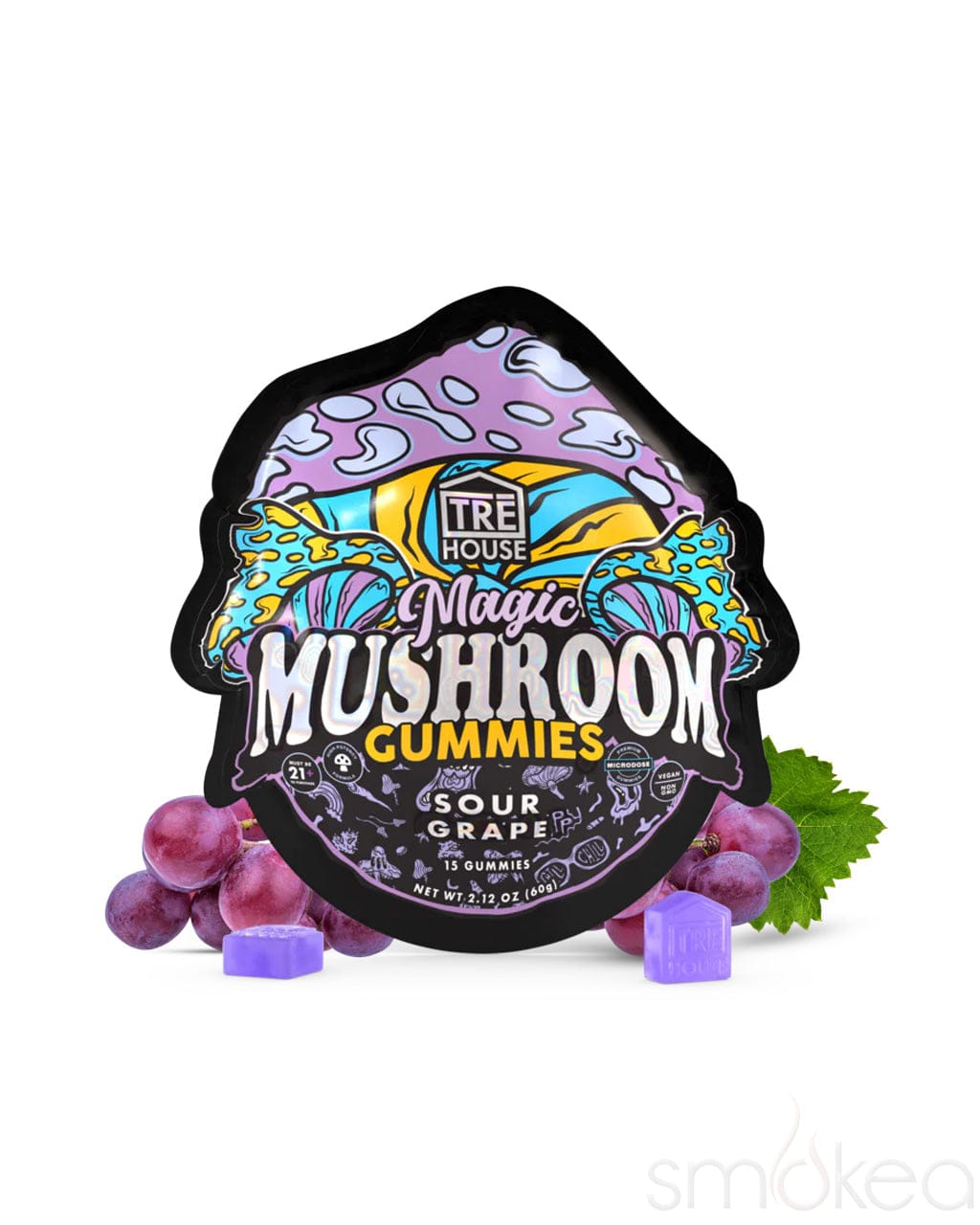 TRĒ House Magic Mushroom Gummies - Sour Grape (15-Pack)