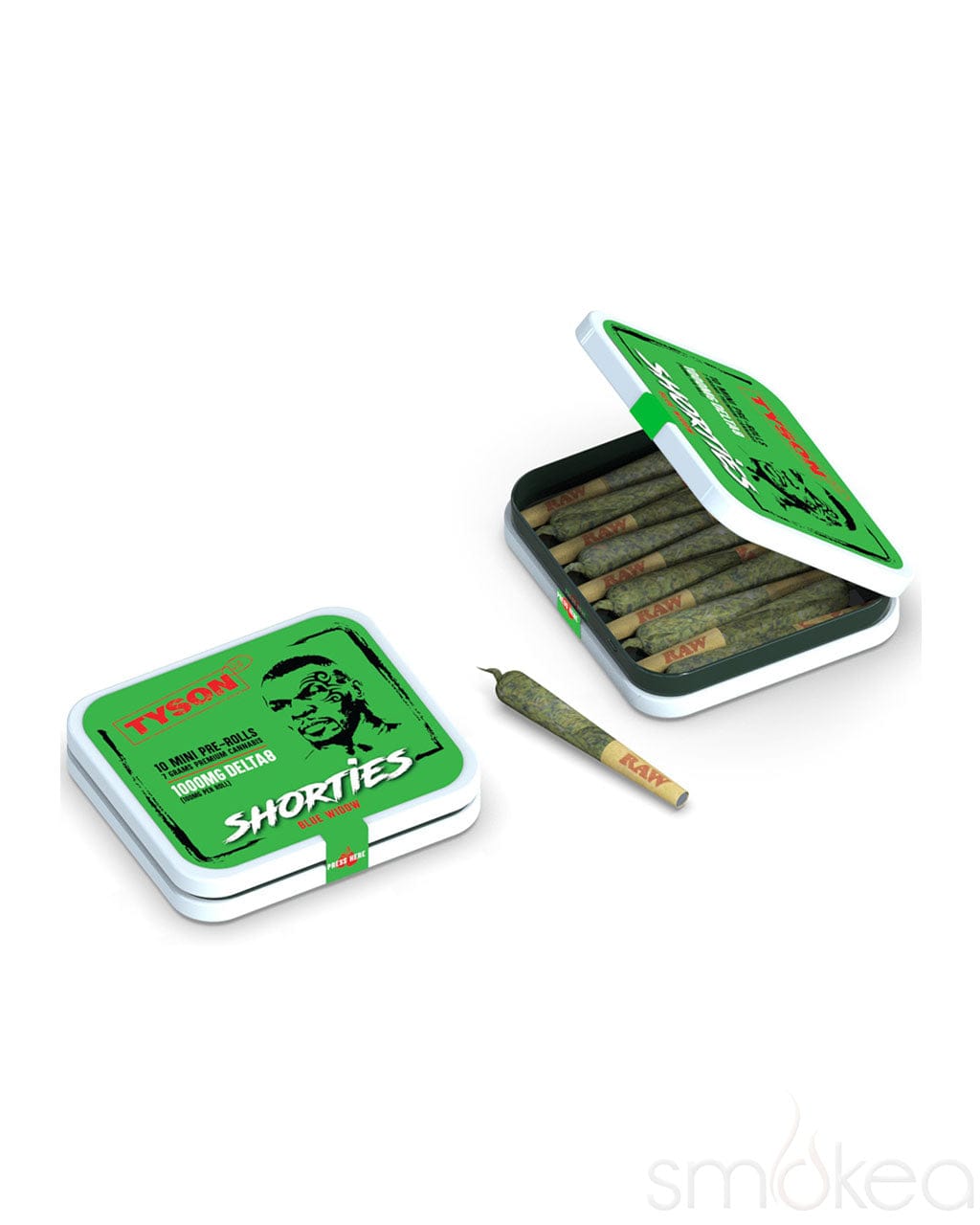 Tyson 2.0 Shorties Delta 8 Pre-Rolls - Blue Widow (10-Pack) Tyson 2.0 Shorties Delta 8 Pre-Rolls - Blue Widow (10-Pack)