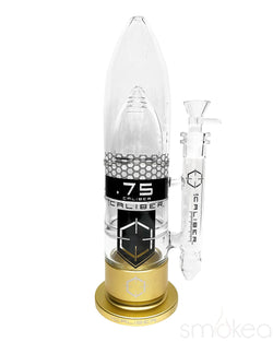 US Caliber .75 Caliber Glass Bong Brass