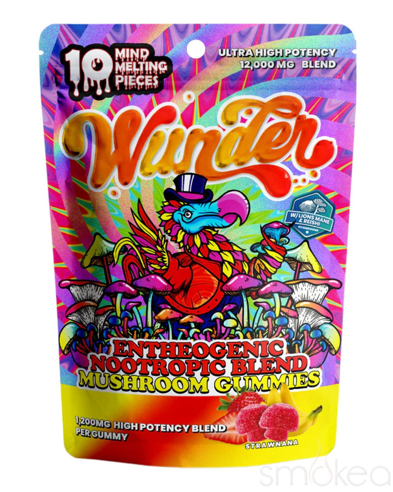 Wunder High Potency Entheogenic Mushroom Gummies - Strawnana