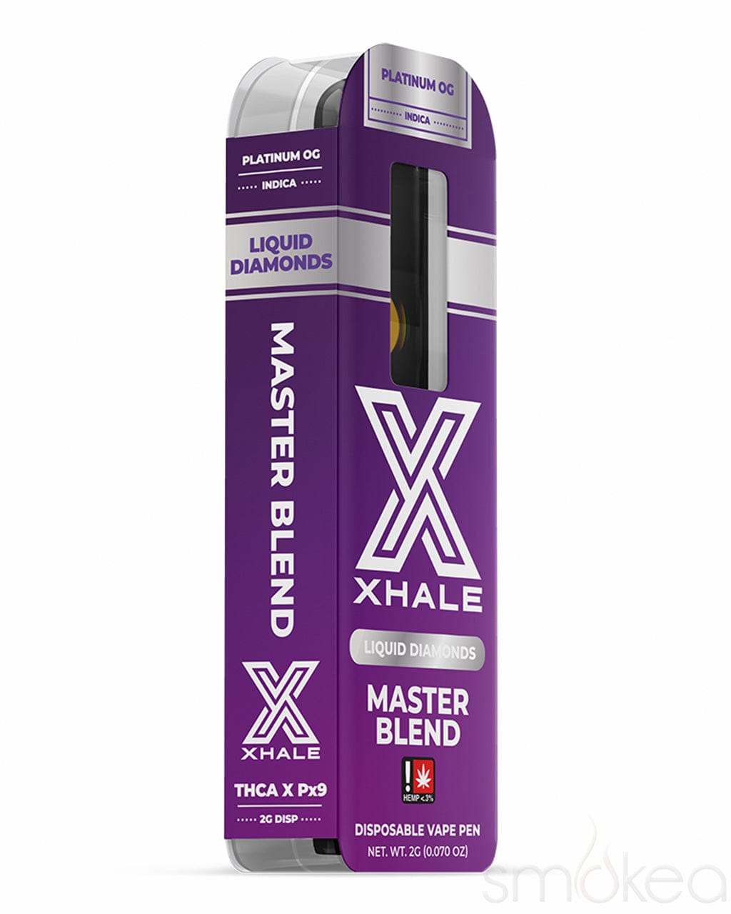 Xhale 2g Liquid Diamonds Master Blend Vape - Platinum OG Xhale 2g Liquid Diamonds Master Blend Vape - Platinum OG