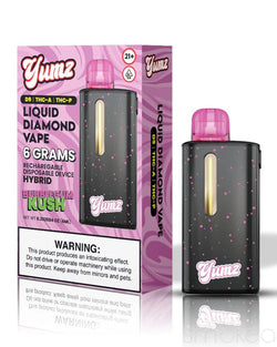 Yumz 6g THCA Blend Disposable Vape - Bubblegum Kush