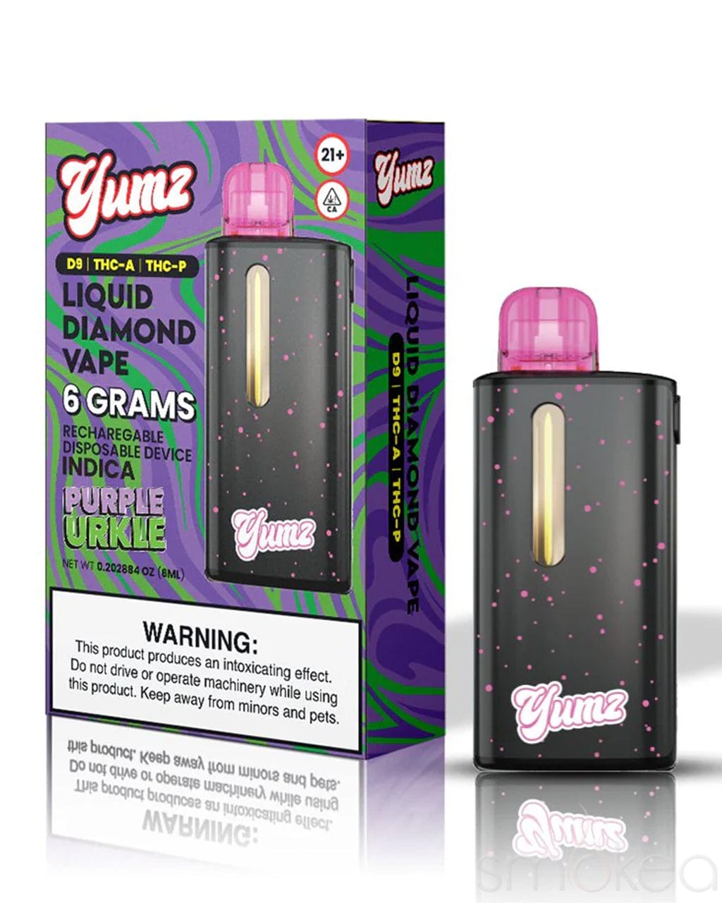 Yumz 6g THCA Blend Disposable Vape - Purple Urkle