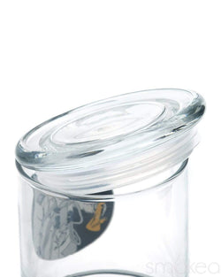 420 Science Glass Pop Top Storage Jar