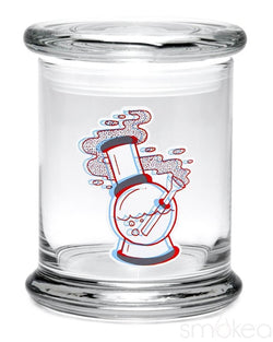 420 Science Glass Pop Top Storage Jar Large / 3D Water Pipe