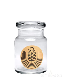 420 Science Glass Pop Top Storage Jar Small / Rising Flower