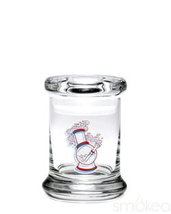 420 Science Glass Pop Top Storage Jar X-Small / 3D Water Pipe
