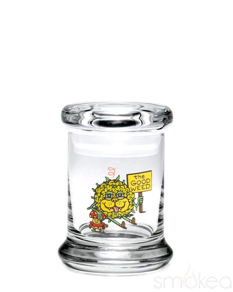 420 Science Glass Pop Top Storage Jar X-Small / The Good Weed