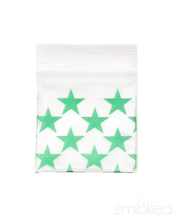 Apple Bags 1010 Seal Top Baggies (100 Pack) Green Star