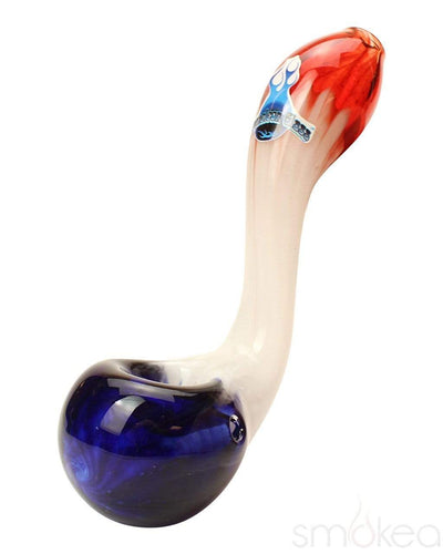 Chameleon Glass Dancer Series Sherlock Pipe Blue