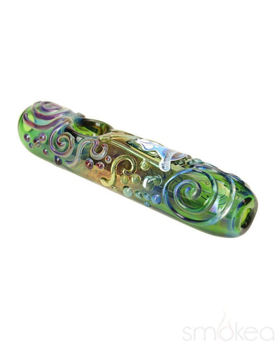 Chameleon Glass Kobaya Ashi Maru Steamroller Green