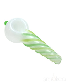 Chameleon Glass Pastel Color Screw Hand Pipe Green