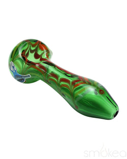 Chameleon Glass Rainbow Splat Spoon Hand Pipe - SMOKEA®