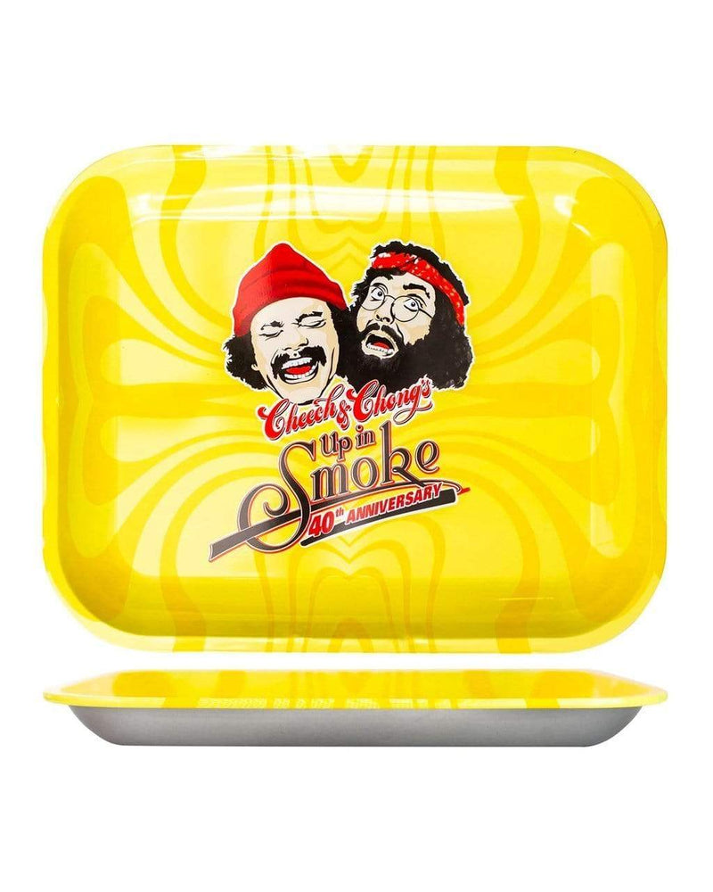 Cheech & Chong's Up in Smoke Yellow Rolling Tray Large