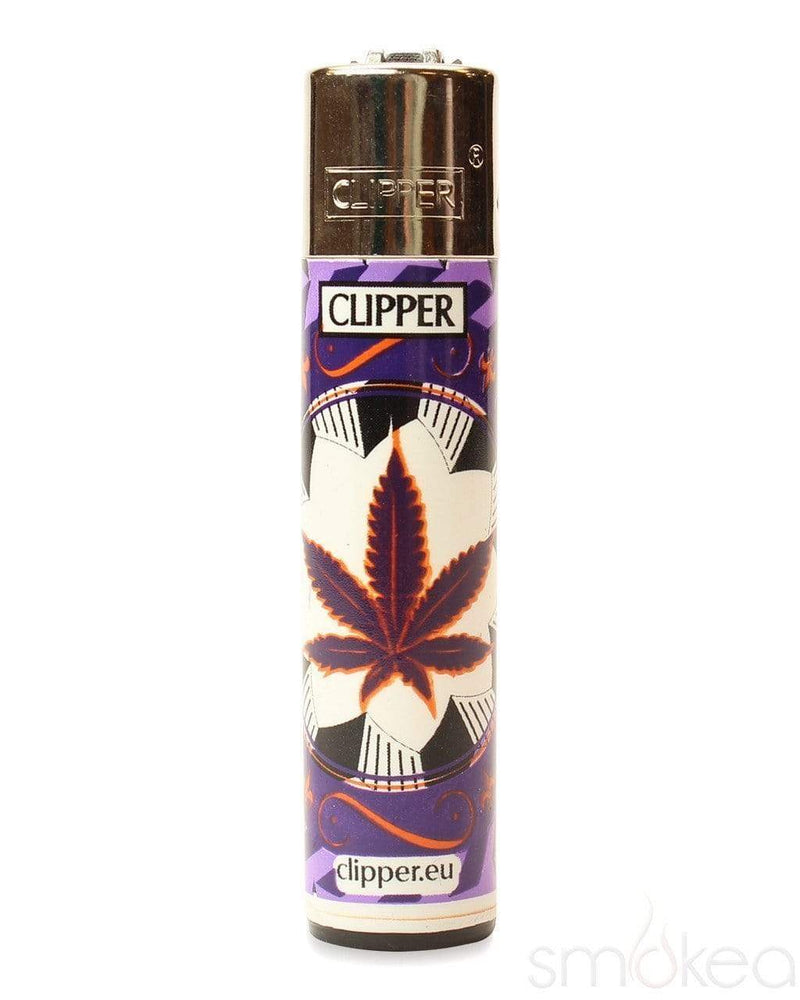 Clipper "Oriental Leaves" Lighter Purple