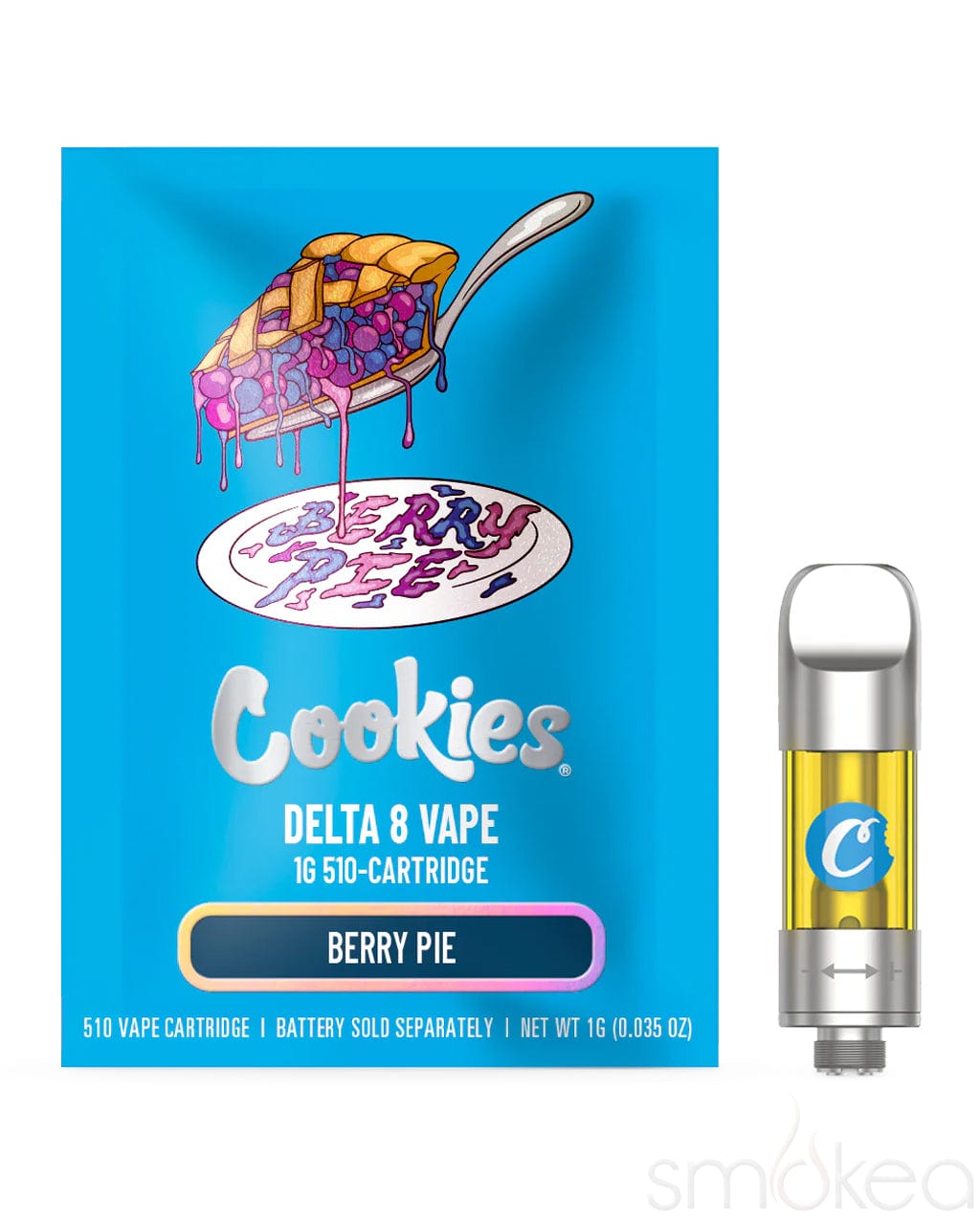 Cookies 1g Delta 8 Vape Cartridge - Berry Pie Cookies 1g Delta 8 Vape Cartridge - Berry Pie