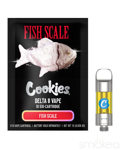 Cookies 1g Delta 8 Vape Cartridge - Fish Scale