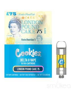 Cookies 1g Delta 8 Vape Cartridge - London Pound Cake 75