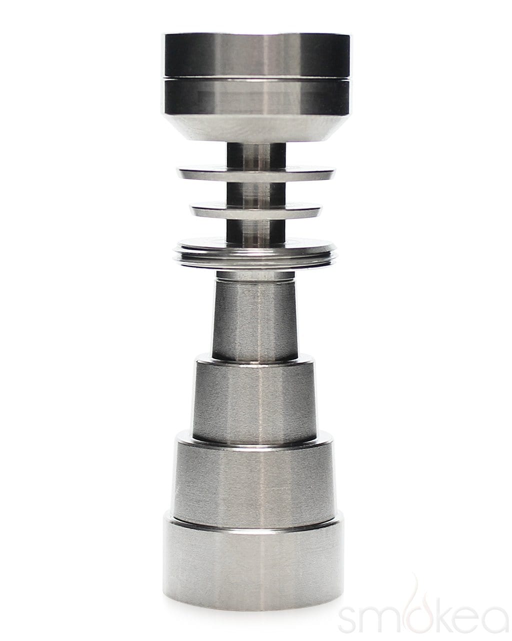 SMOKEA 6-in-1 Universal Domeless Titanium Nail w/ Flat Plate