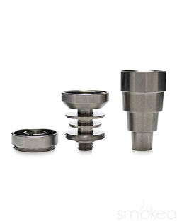 SMOKEA 6-in-1 Universal Domeless Titanium Nail w/ Flat Plate - SMOKEA®