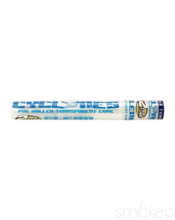 Cyclones Pre-Rolled Clear Cone Blunt Wrap (2-Pack)