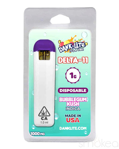 Dank Lite 1g Delta 11 Disposable Vape - Bubblegum Kush