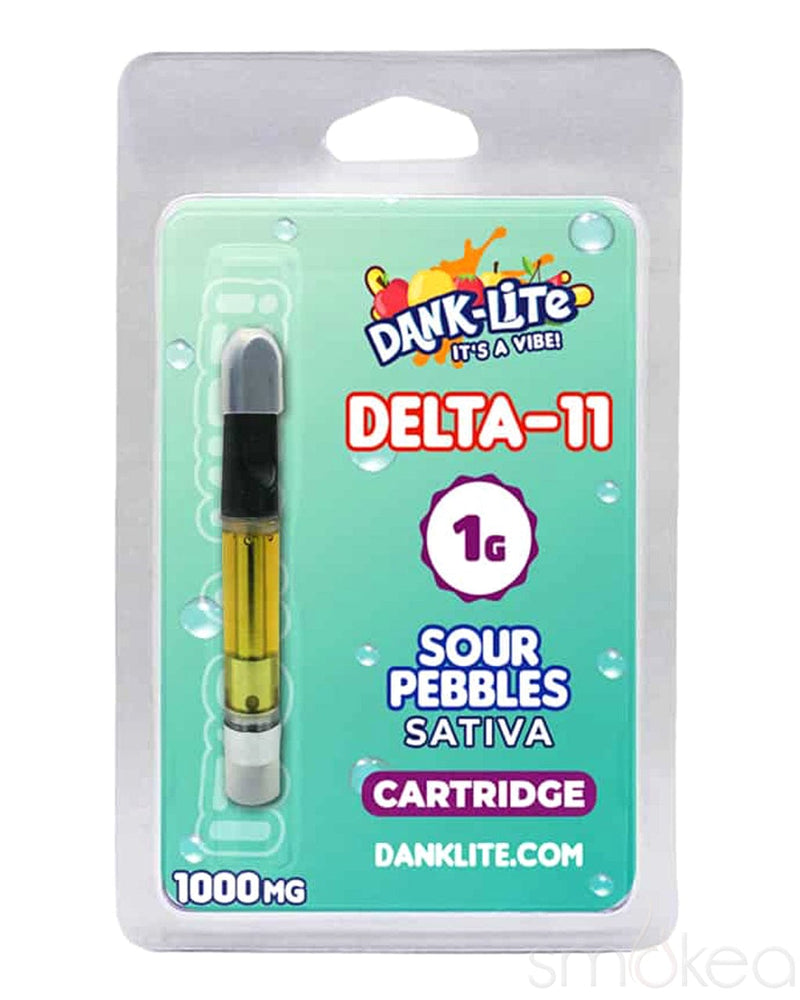 Dank Lite 1g Delta 11 Vape Cartridge - Sour Pebbles