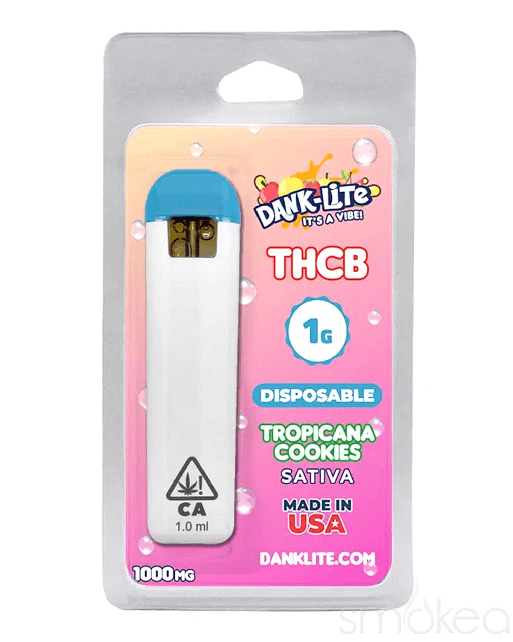 Dank Lite 1g THCB Disposable Vape - Tropicana Cookies Dank Lite 1g THCB Disposable Vape - Tropicana Cookies