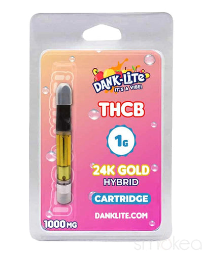 Dank Lite 1g THCB Vape Cartridge - 24K Gold