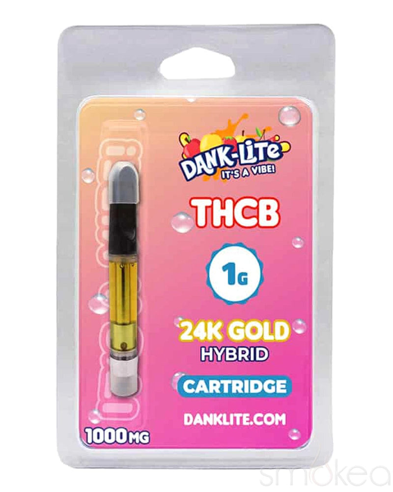 Dank Lite 1g THCB Vape Cartridge - 24K Gold