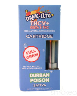 Dank Lite 1g THCV+ Vape Cartridge - Durban Poison