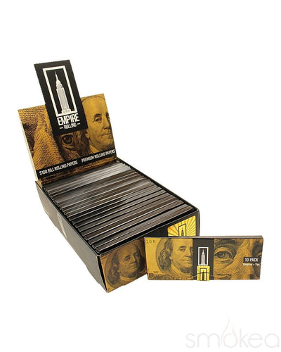 Empire Benny Pack $100 Dollar Bill Rolling Papers w/ Tips - SMOKEA®