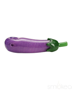 Empire Glassworks Eggplant Hand Pipe - SMOKEA®
