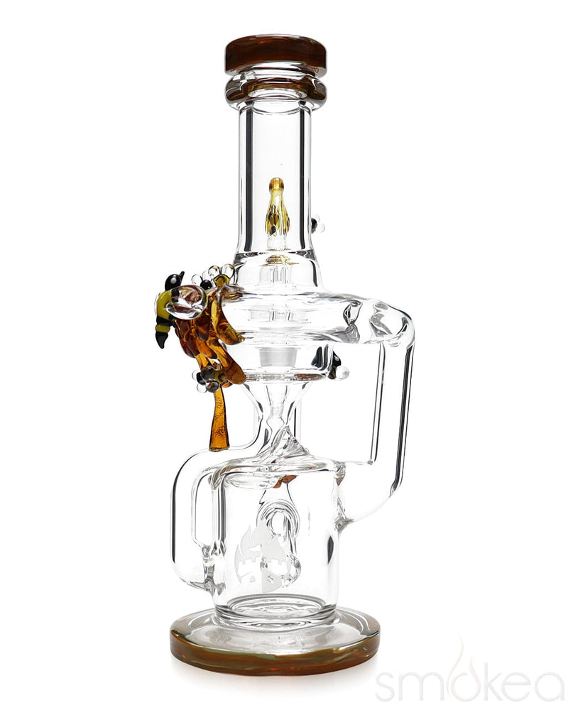Empire Glassworks Mini Save the Bees Recycler Rig