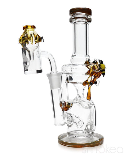 Empire Glassworks Mini Save the Bees Recycler Rig