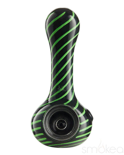 Eyce Oraflex Spiral Silicone Spoon Black/Green