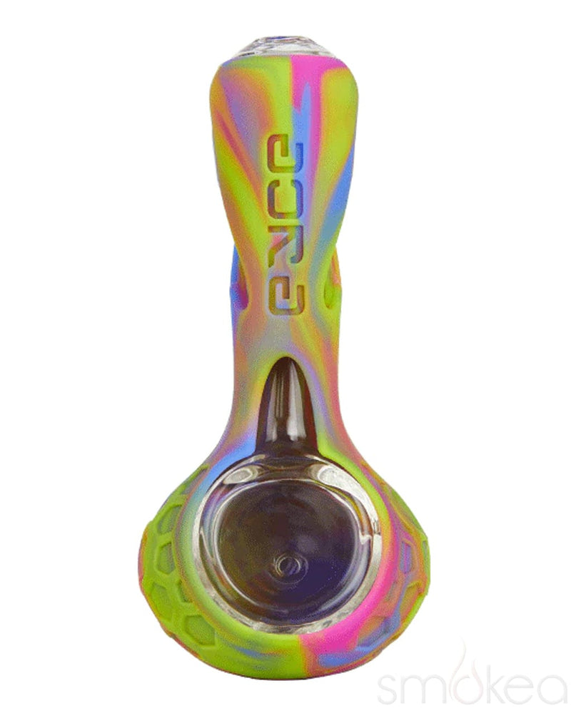 Eyce Proteck Series Alien Silicone & Glass Spoon Pipe Cotton Candy