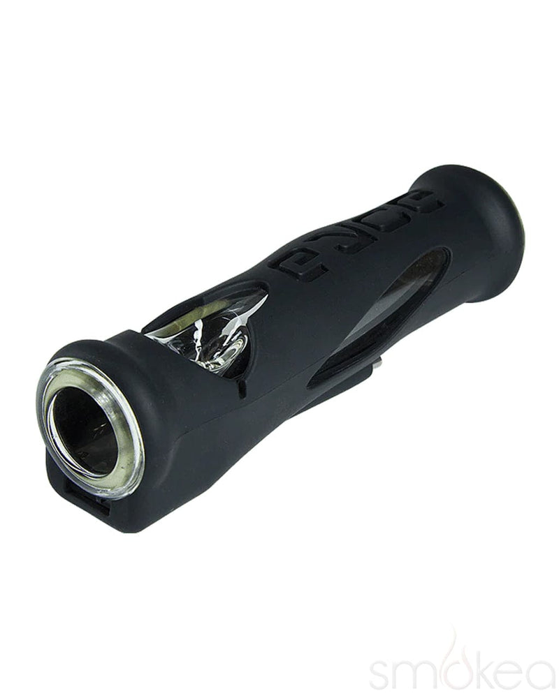 Eyce Proteck Series Roller Silicone & Glass Steamroller Pipe Black