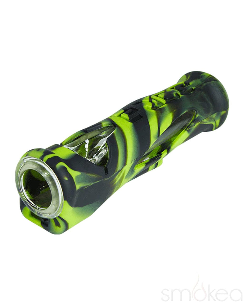 Eyce Proteck Series Roller Silicone & Glass Steamroller Pipe Creature Green