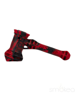 Eyce Silicone Bubbler Pipe Lucifer Red