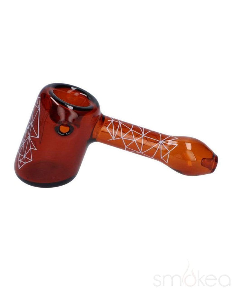 Famous Designs "Space" Hammer Pipe Amber