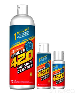 Formula 420 Glass Metal Ceramic Pipe Cleaner 12 Oz Bottles 4 Pack 