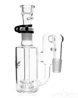 Big Bowl Ash Catcher with Honeycomb Screen Glass Pipe