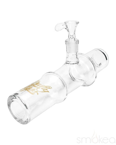 Glowfly Glass 10" Clear Glass on Glass Steamroller