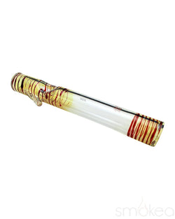 Glowfly Glass Fumed Steamroller Pipe Red