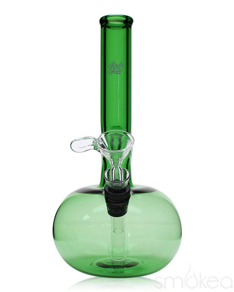 Glowfly Glass Single Z Bong Green