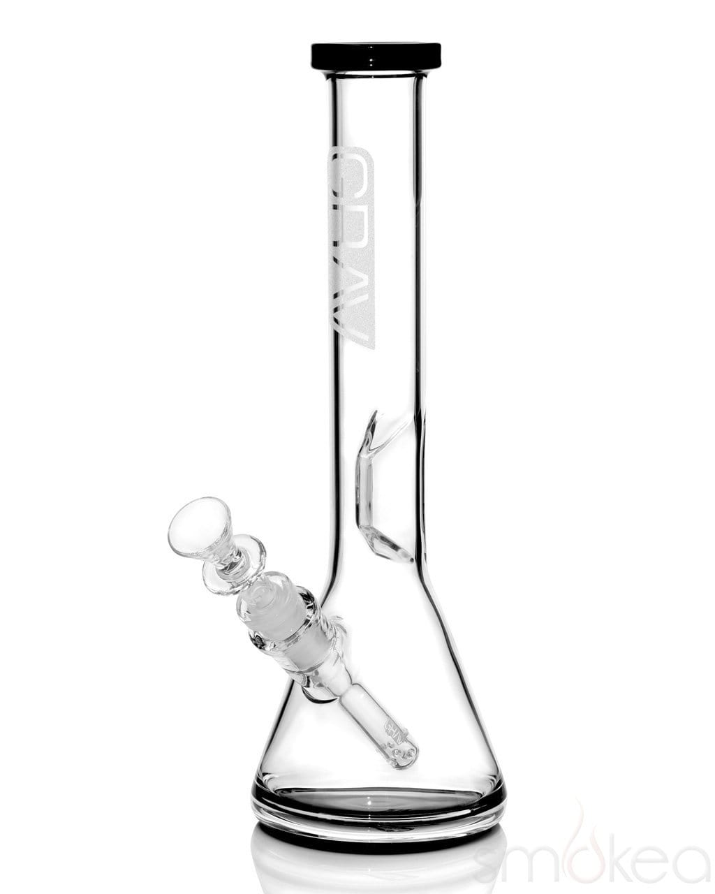 GRAV 12" Beaker Bong Black