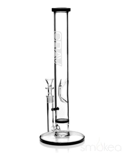 GRAV Large Straight Base w/ Disc Bong Black