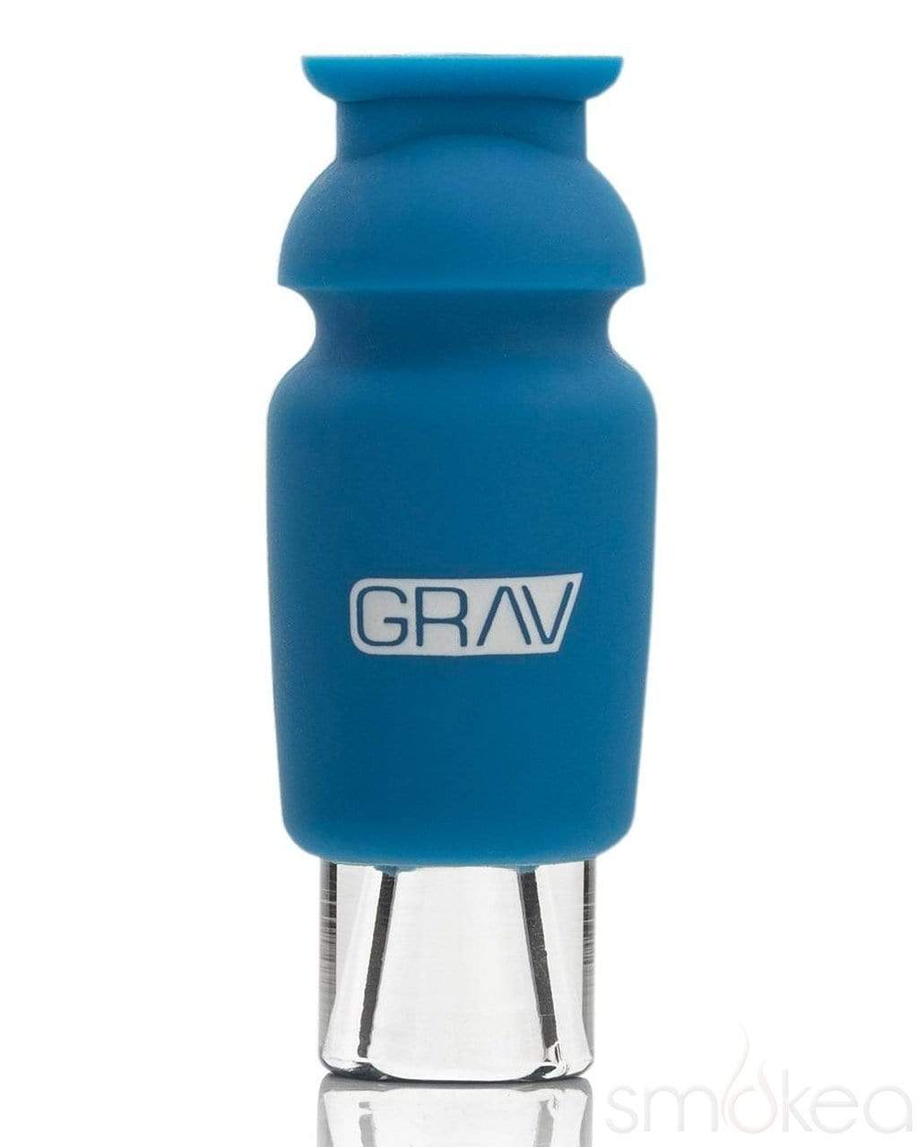 GRAV Silicone Capped Glass Crutch Blue