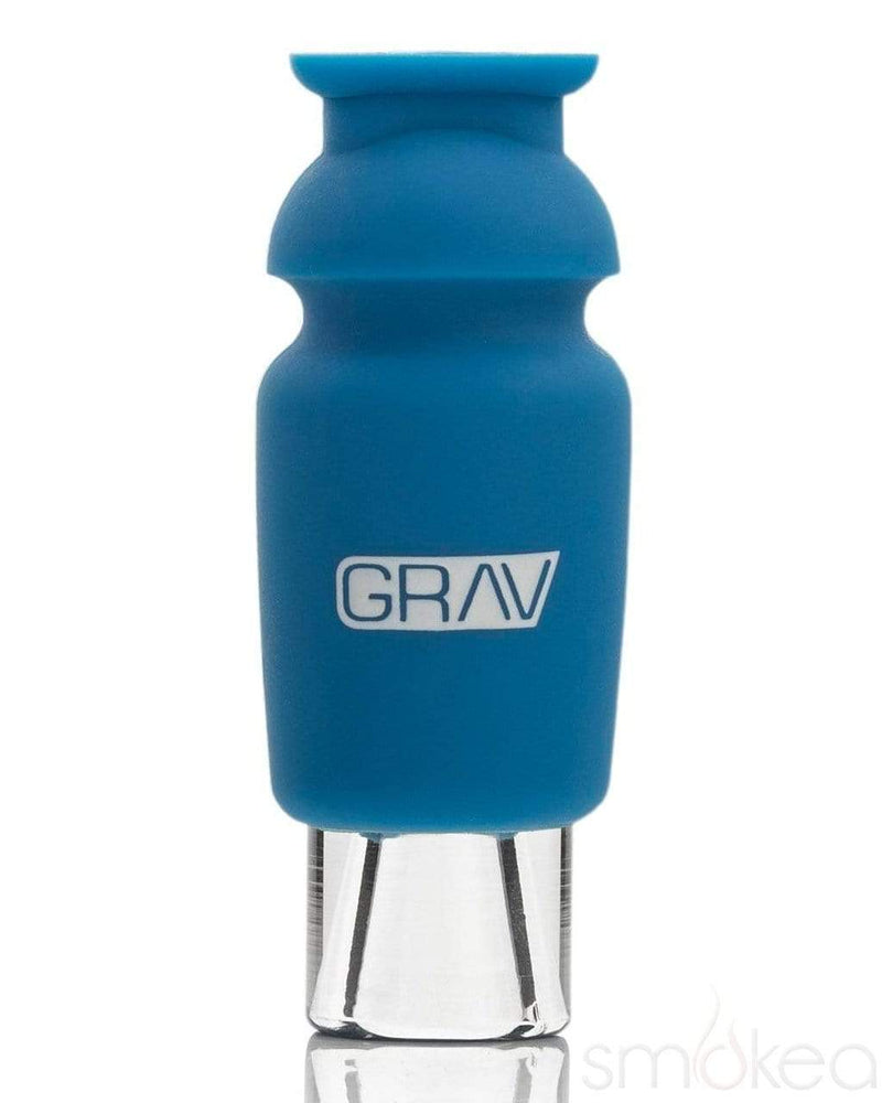 GRAV Silicone Capped Glass Crutch Blue